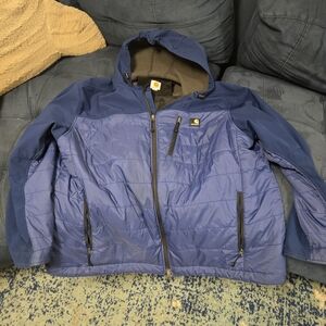 Carhartt Men's Navy Puffer Jacket